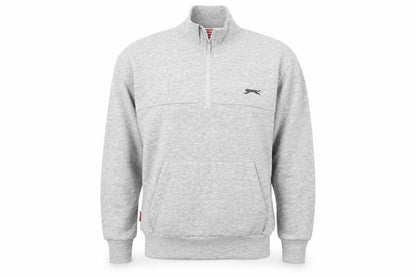 Mens UK Size S Slazenger Grey Full Zip Sweatshirt