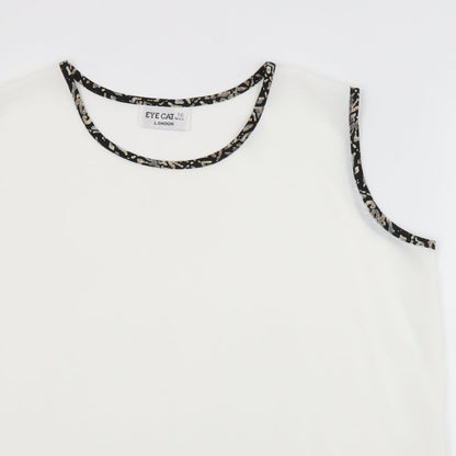 Womens UK Size 16 EYE CATCH White Basic Blouse