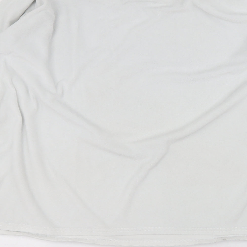 Primark Womens White Round Neck  Polyester Pullover Jumper Size XL