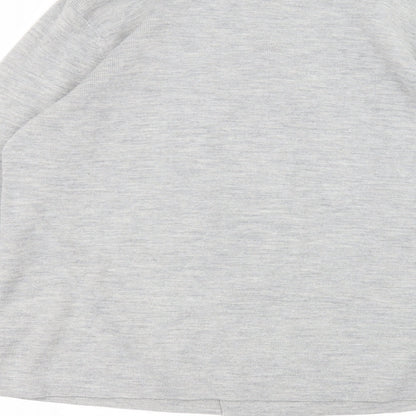 Goodsouls Womens Grey Round Neck  Acrylic Cardigan Jumper Size XL