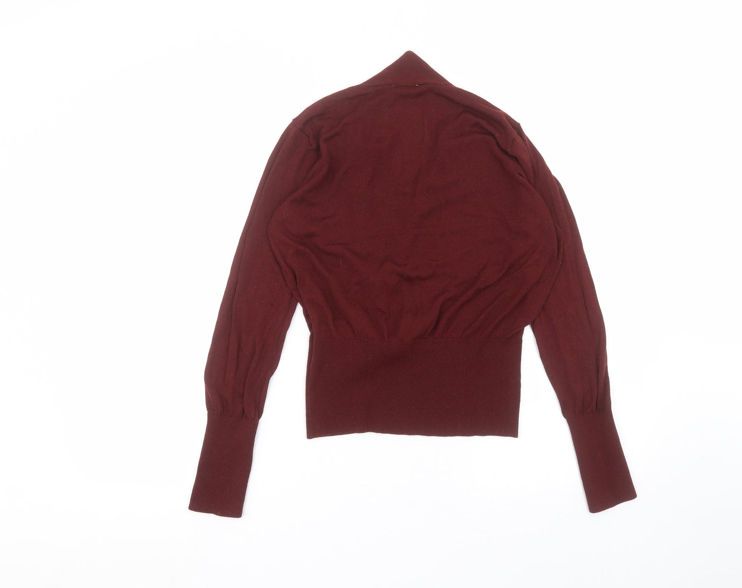 Womens UK Size M H&M Red Basic Blouse