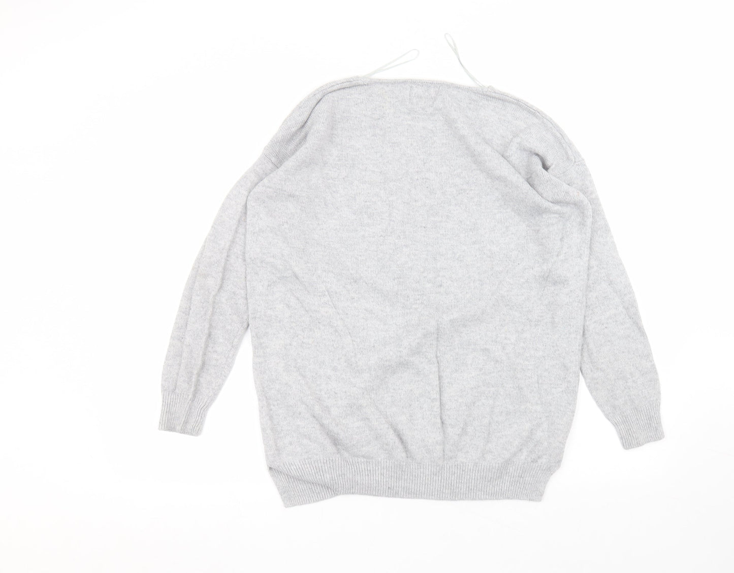 Womens UK Size M Matalan Grey Pullover Jumper