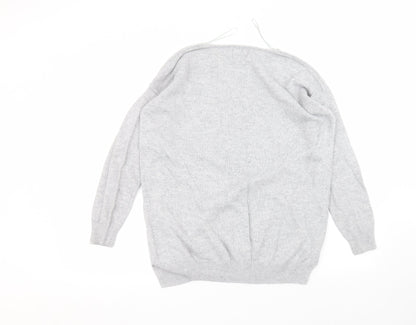 Womens UK Size M Matalan Grey Pullover Jumper