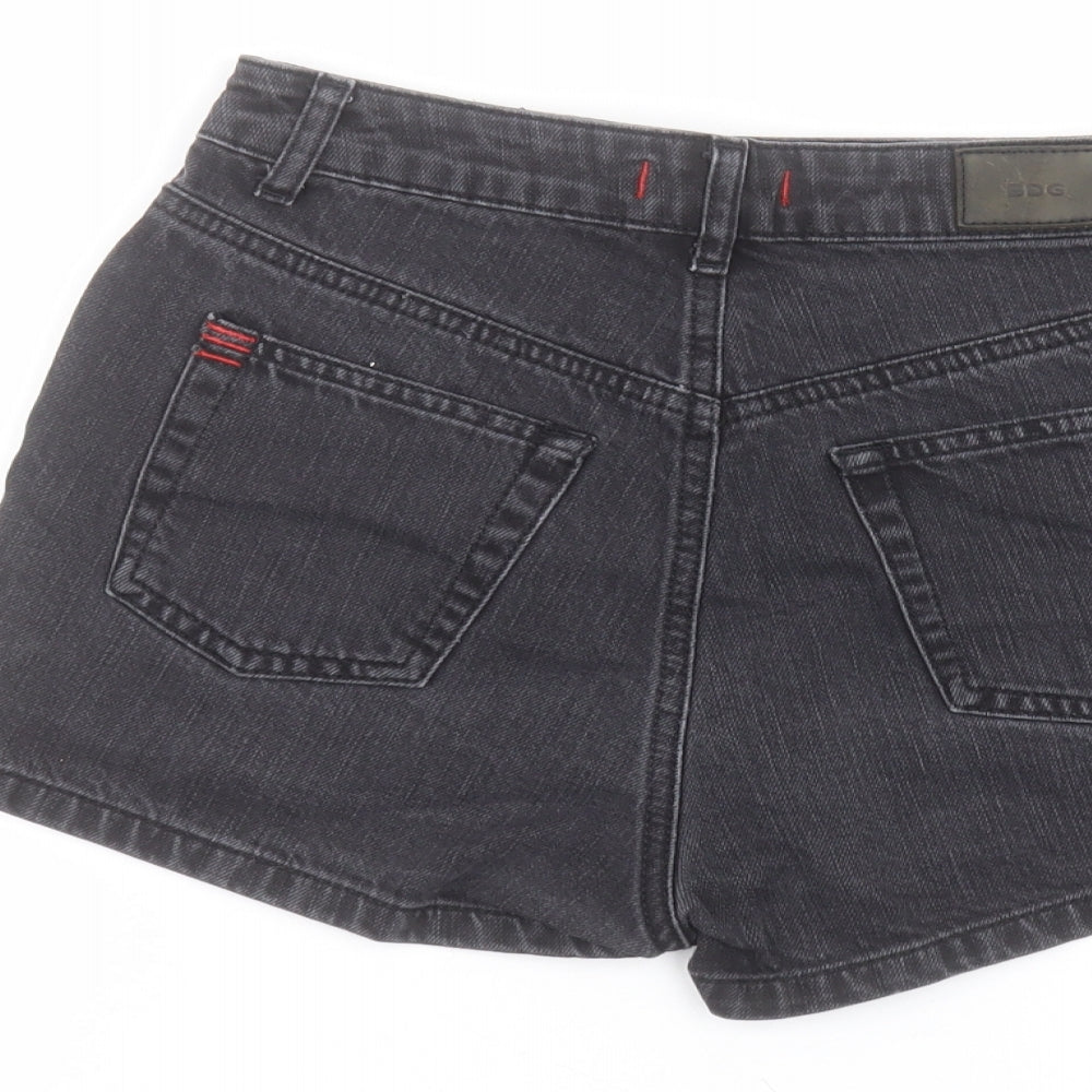 BDG Womens Black  Cotton Hot Pants Shorts Size 26 in  Regular