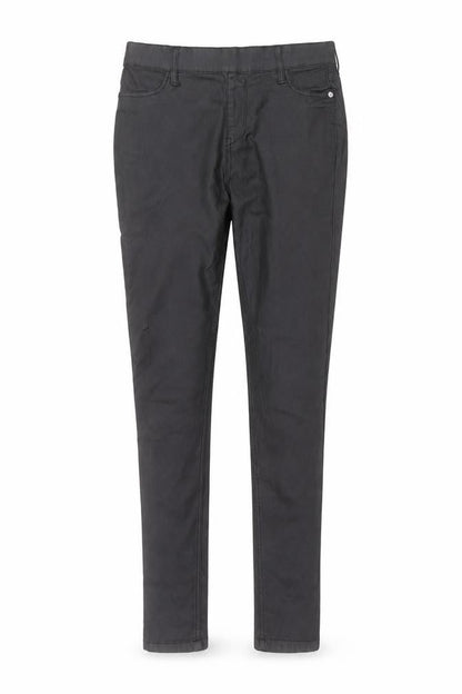 Front view of F&F women’s black viscose trousers, size UK 12, 28-inch leg regular