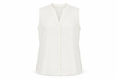 Womens UK Size 16 Marks and Spencer White Basic Button-Up