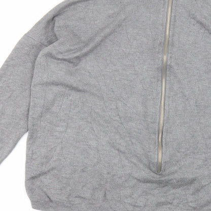 Womens UK Size S Atmosphere Grey Basic T-Shirt