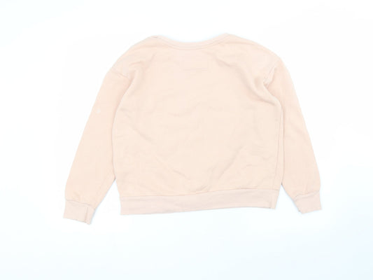 Atmosphere Womens Pink Round Neck  Cotton Pullover Jumper Size 10