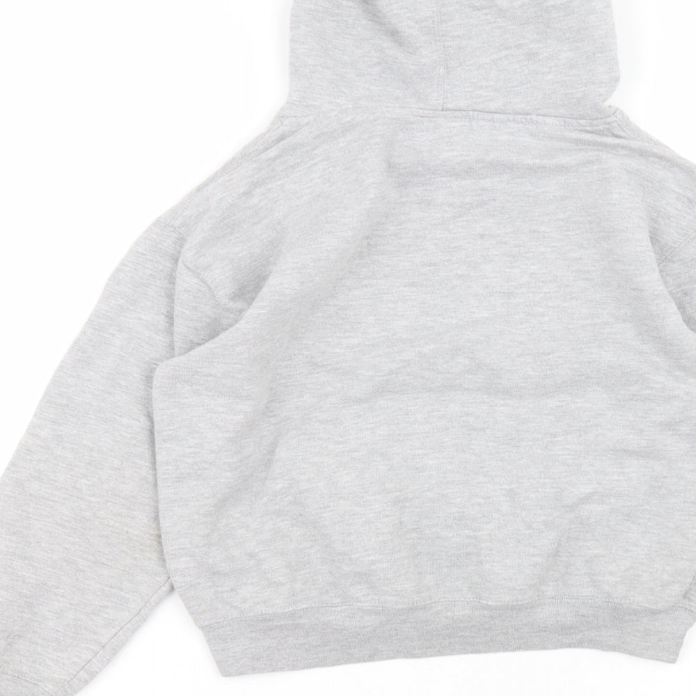 Planet Hollywood Boys Grey  Cotton Pullover Hoodie Size 11-12 Years