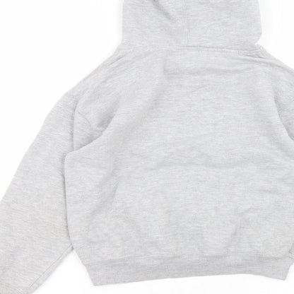 Planet Hollywood Boys Grey  Cotton Pullover Hoodie Size 11-12 Years