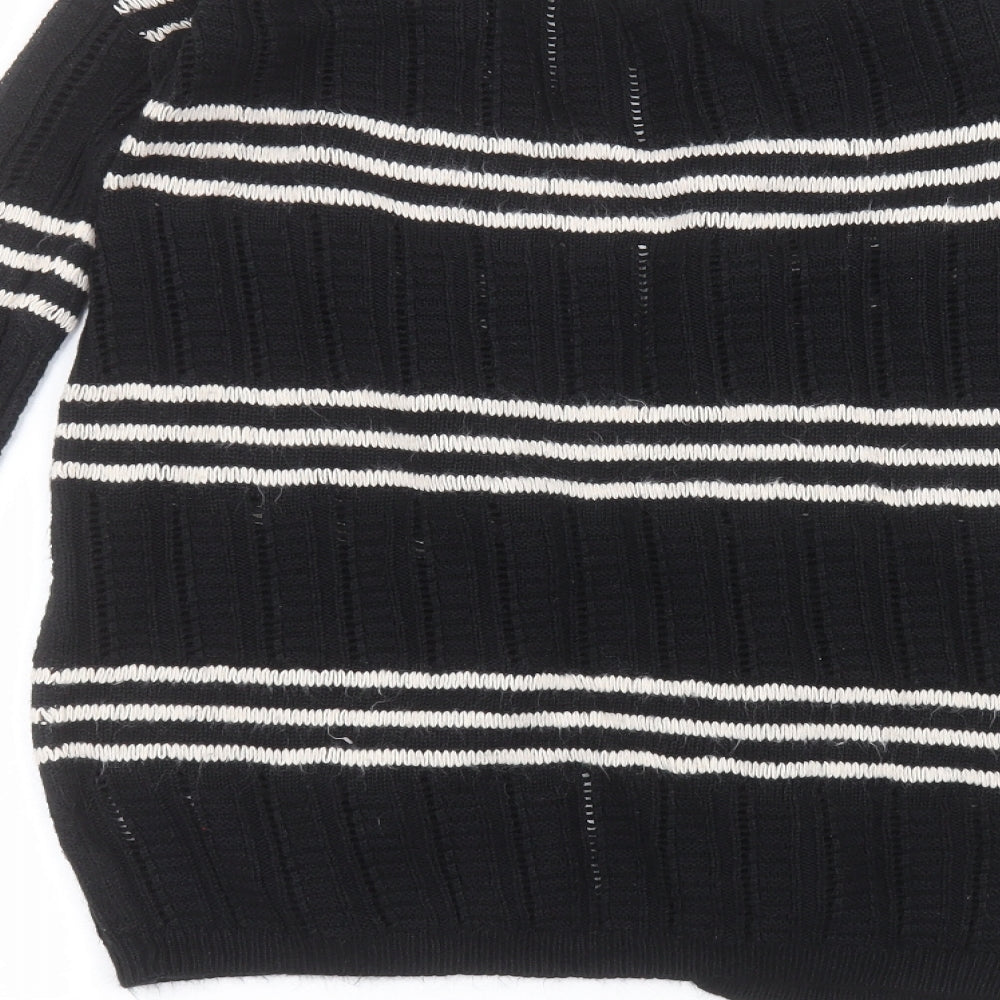 Womens UK Size S Matalan Black Cardigan Jumper