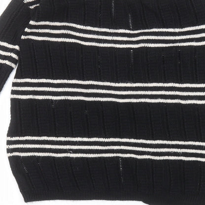Womens UK Size S Matalan Black Cardigan Jumper