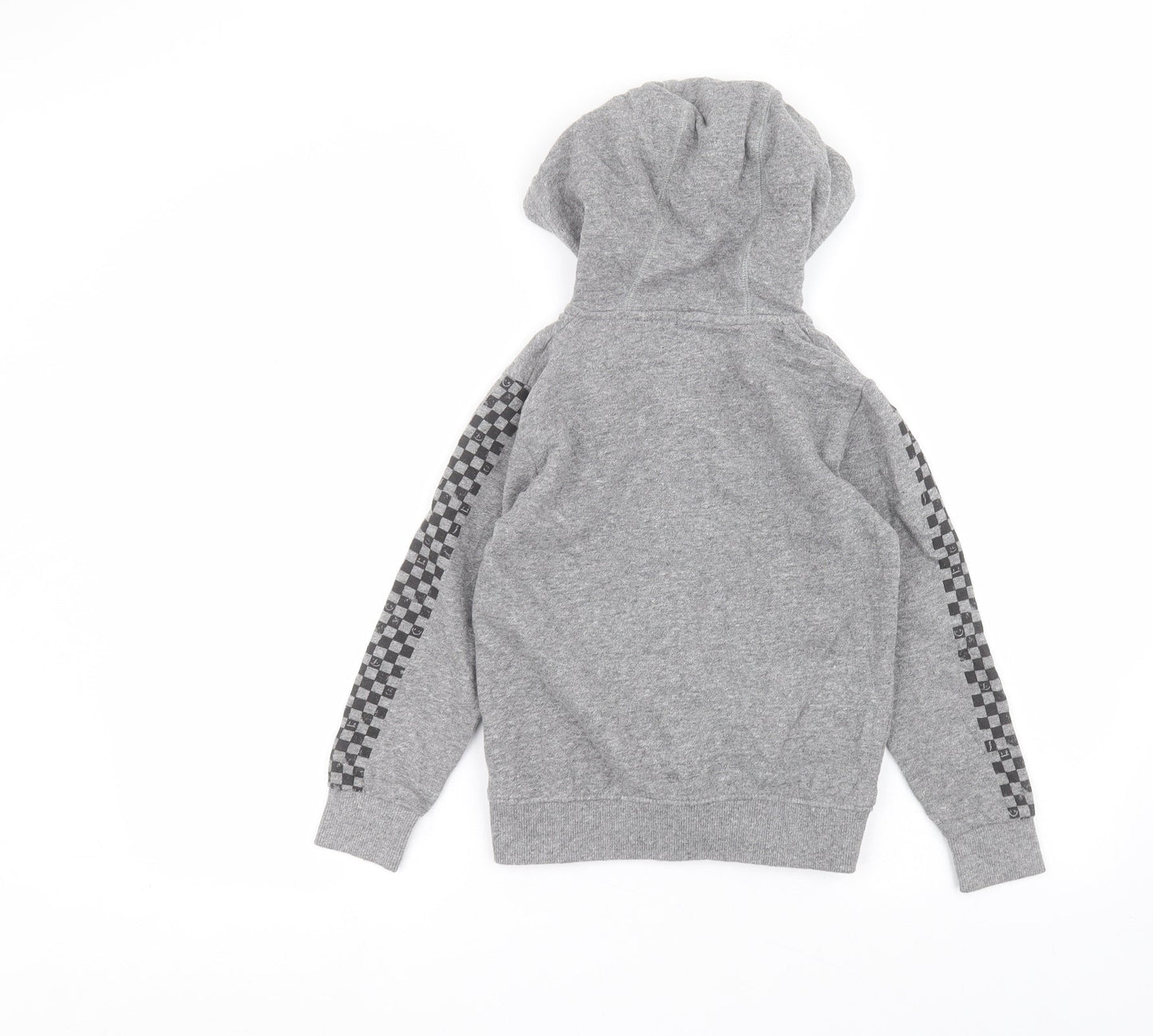 NEXT Girls Grey  Cotton Pullover Hoodie Size 8 Years