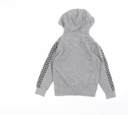 NEXT Girls Grey  Cotton Pullover Hoodie Size 8 Years