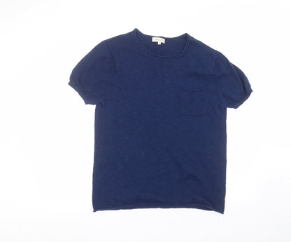 Womens UK Size M River Island Blue Basic T-Shirt