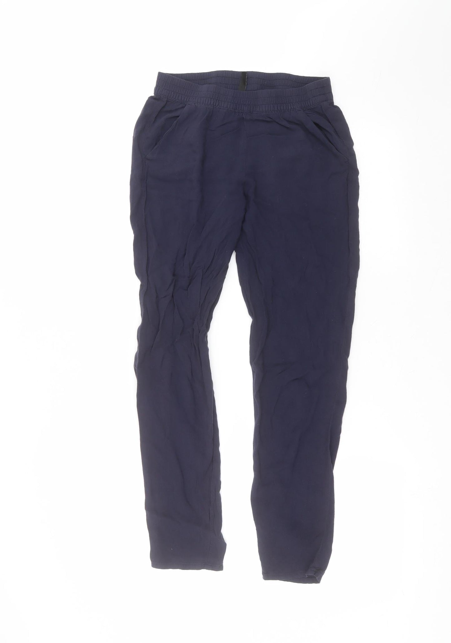 Womens UK Size 6 H&M Regular Fit  Blue Trousers