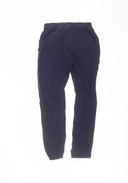 Womens UK Size 6 H&M Regular Fit  Blue Trousers