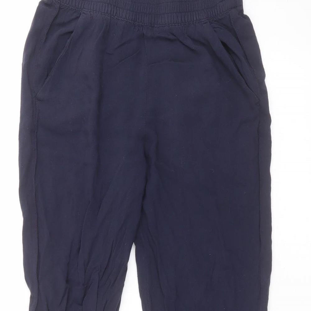 Womens UK Size 6 H&M Regular Fit  Blue Trousers