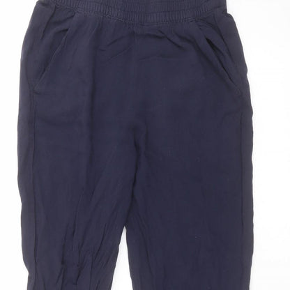 Womens UK Size 6 H&M Regular Fit  Blue Trousers