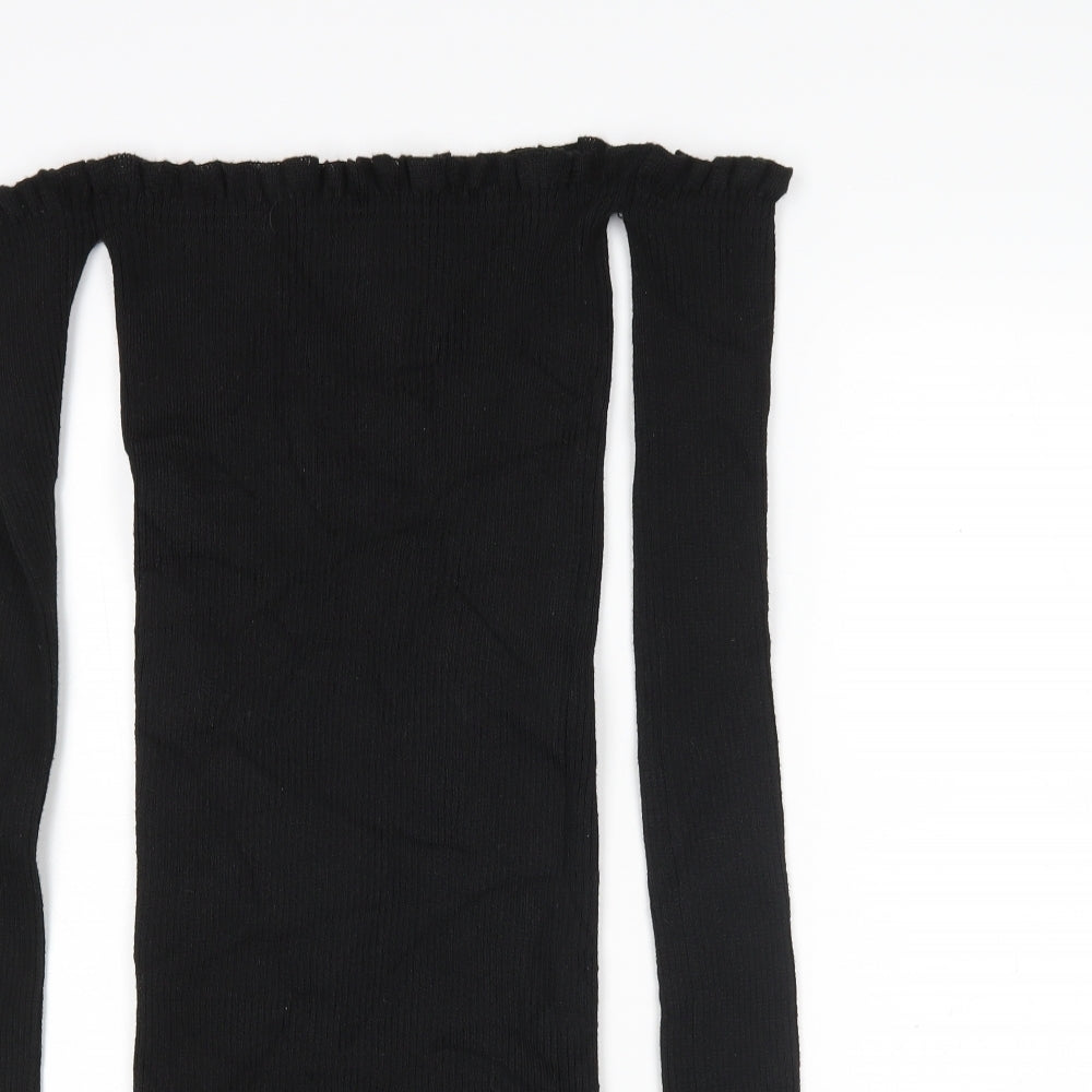 Womens UK Size 12 PRETTYLITTLETHING Black Pullover Jumper