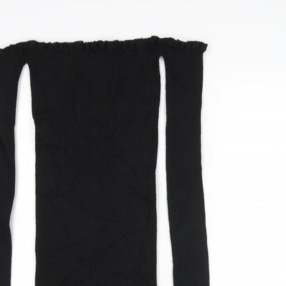 Womens UK Size 12 PRETTYLITTLETHING Black Pullover Jumper