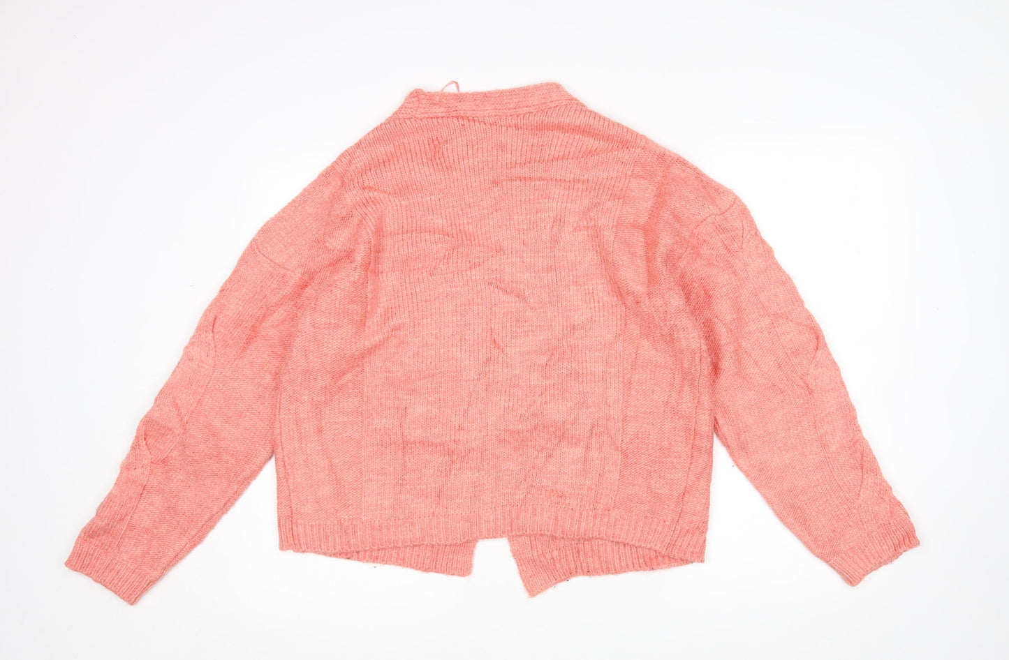 Womens UK Size M M&S Pink Cardigan Jumper
