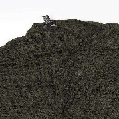 Womens UK Size S FOREVER 21 Green Cardigan Jumper