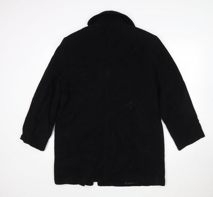 LOFT Womens Black   Overcoat Coat Size 10