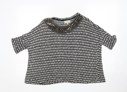 Womens UK Size M Zara Multicoloured Pullover Jumper