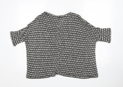 Womens UK Size M Zara Multicoloured Pullover Jumper