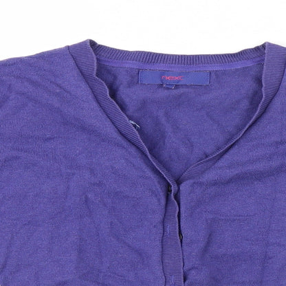 Womens UK Size 12 NEXT Blue Cardigan Jumper
