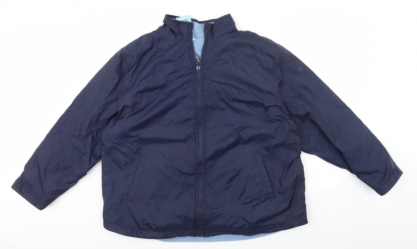 essence Womens Blue   Rain Coat Coat