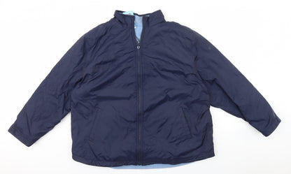 essence Womens Blue   Rain Coat Coat