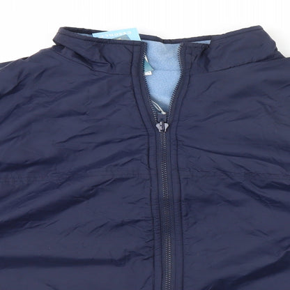 essence Womens Blue   Rain Coat Coat