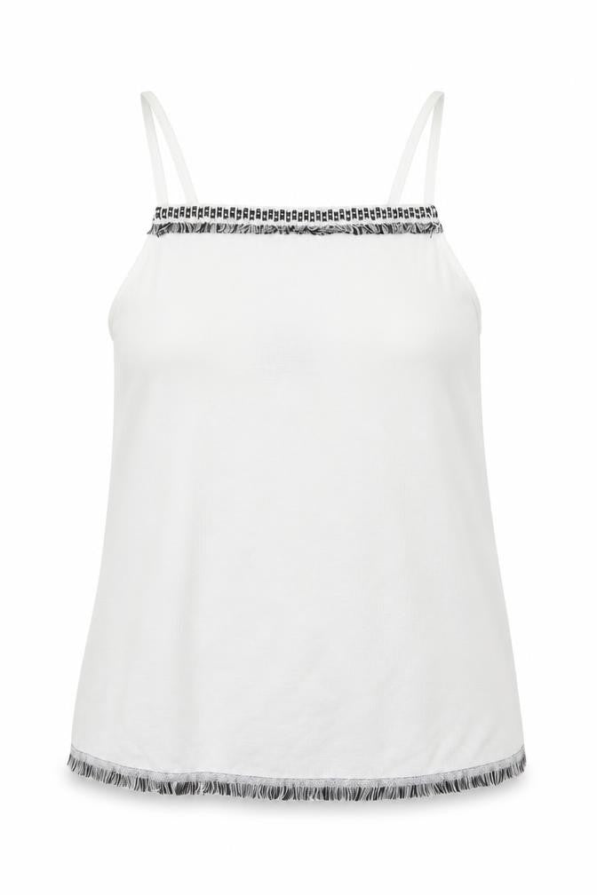 Womens UK Size 10 NEXT White Basic Tank
