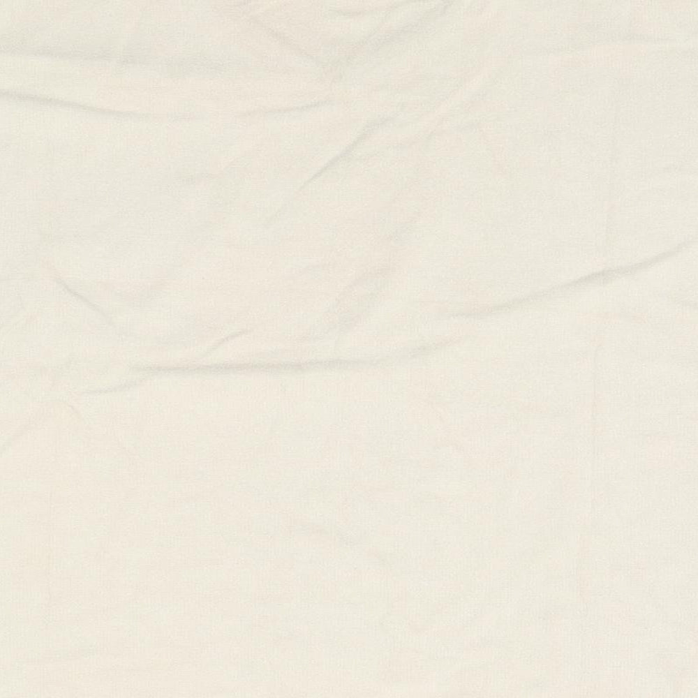 AMARANTO Womens Green  Viscose Basic T-Shirt Size 16 V-Neck