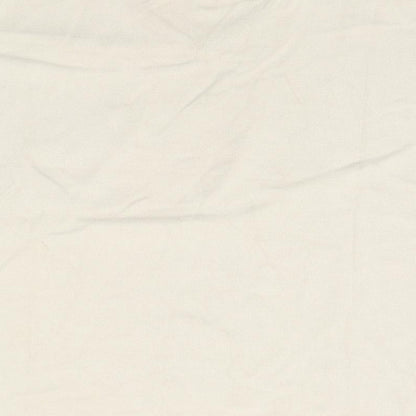 AMARANTO Womens Green  Viscose Basic T-Shirt Size 16 V-Neck