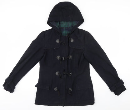 Womens UK Size 8 Preworn Blue Overcoat