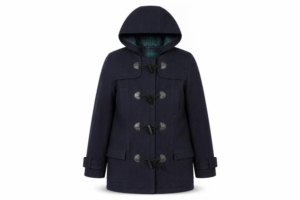 Womens UK Size 8 Preworn Blue Overcoat