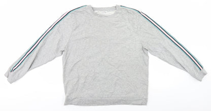 Neon Sheep Mens Grey Round Neck  Cotton Pullover Jumper Size L