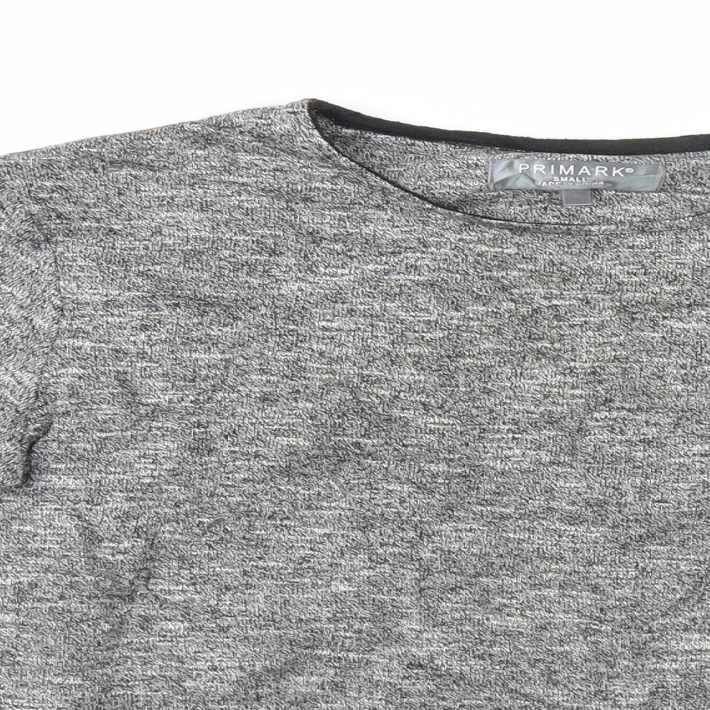 Primark Mens Silver Round Neck  Polyester Pullover Jumper Size S