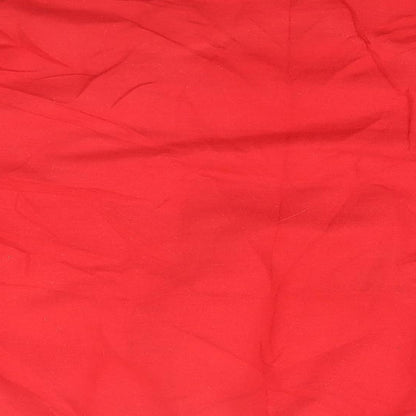 Gildan Mens Red Round Neck  Cotton Pullover Jumper Size M   - Christmas