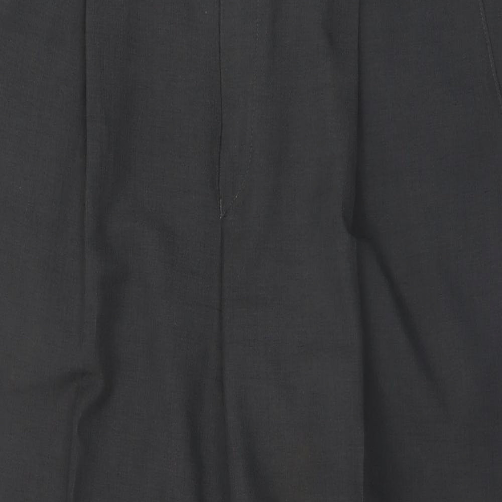 Savatini Mens Grey  Polyester Trousers  Size 36 in L26 in Regular