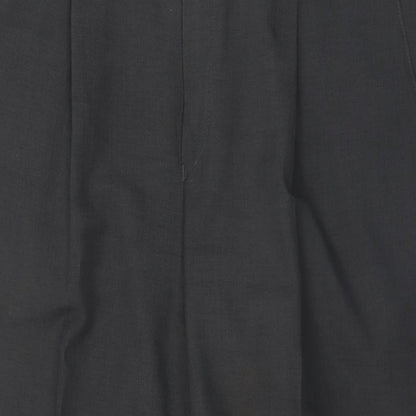 Savatini Mens Grey  Polyester Trousers  Size 36 in L26 in Regular