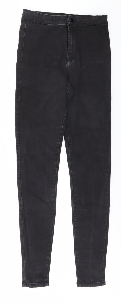 Denim & Co. Womens Black  Cotton Skinny Jeans Size 10 L30 in Regular