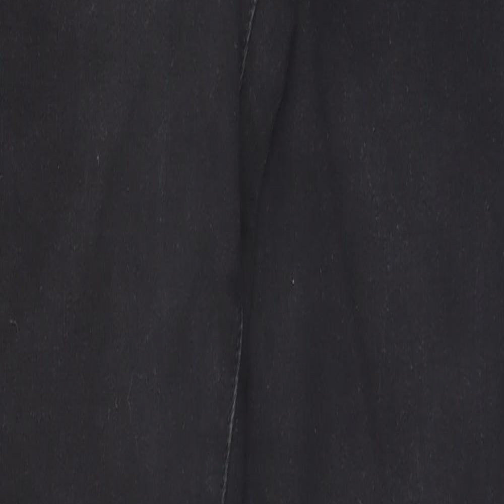 Denim & Co. Womens Black  Cotton Skinny Jeans Size 10 L30 in Regular