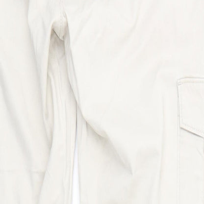 Yessica Womens Beige  Cotton Trousers  Size 10 L26 in Regular