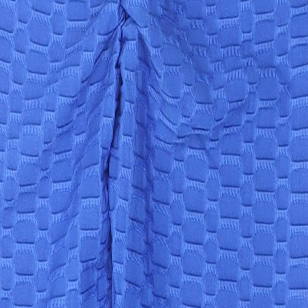 Womens UK Size M Preworn Regular Fit  Blue Trousers