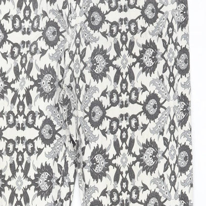 Zara Womens Multicoloured Floral  Skinny Jeans Size 30 L26 in Regular