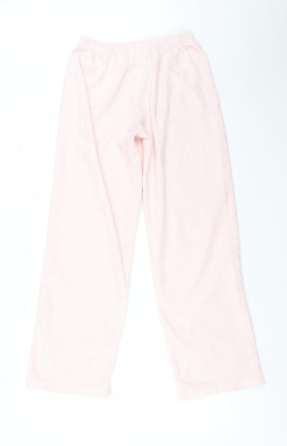 Disney Womens Pink Floral Polyester  Pyjama Pants Size 6